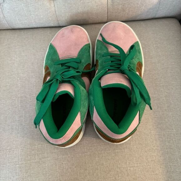 JEFFREY CAMPBELL Limit Platform Sneakers in Green / Pink, Sise 8 - Picture 5 of 10